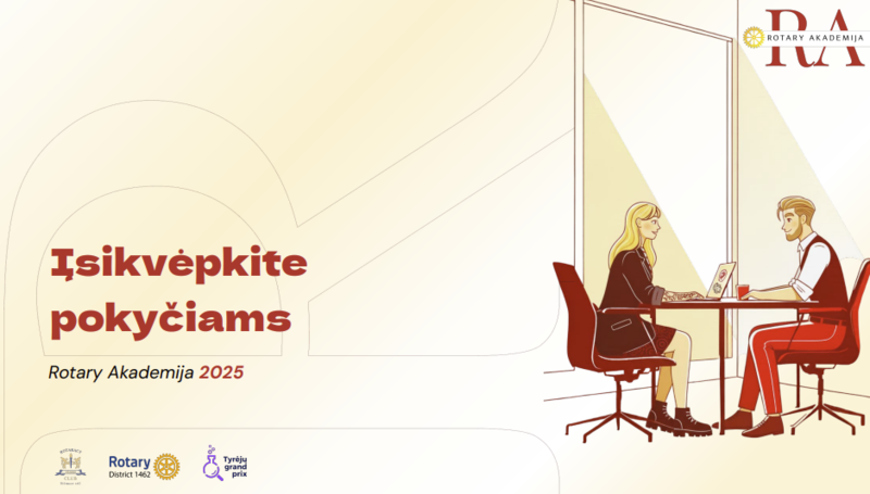 Rotary Akademija kviečia dalyvauti!